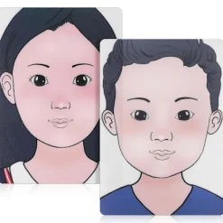 1 Set Ansiktsmålning Övningsbräda Tvättbar Smink Övningsbräda Ansiktsmålning Träningsverktyg Pojke Flicka Ansiktsmålning Övningsverktyg><noscript><img width=