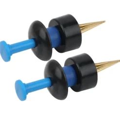 2 Set Bärbar Fiske Lockbete Clip Blodmask Daggmask Tillbehör Blå Svart><noscript><img width=