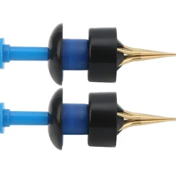 2 Set Bärbar Fiske Lockbete Clip Blodmask Daggmask Tillbehör Blå Svart><noscript><img width=