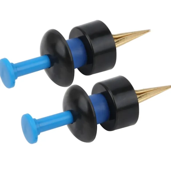 2 Set Bärbara Beten Clip Blodmask Daggmask Clip Fisketillbehör Blå och Svart> Smink