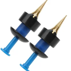 2 Set Bärbara Beten Klämma Blodmask Daggmask Klämma Fisketillbehör Blå och Svart><noscript><img width=