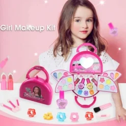 1 set flicka sminkset tvättbart sminkkit för småbarn barn> Smink