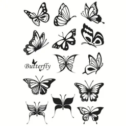 1 Set Ögonmakeup Fjäril Makeup Transparent Seal Fjäril Hav><noscript><img width=