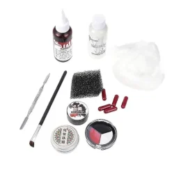 1 set Halloween Hudvax> Smink