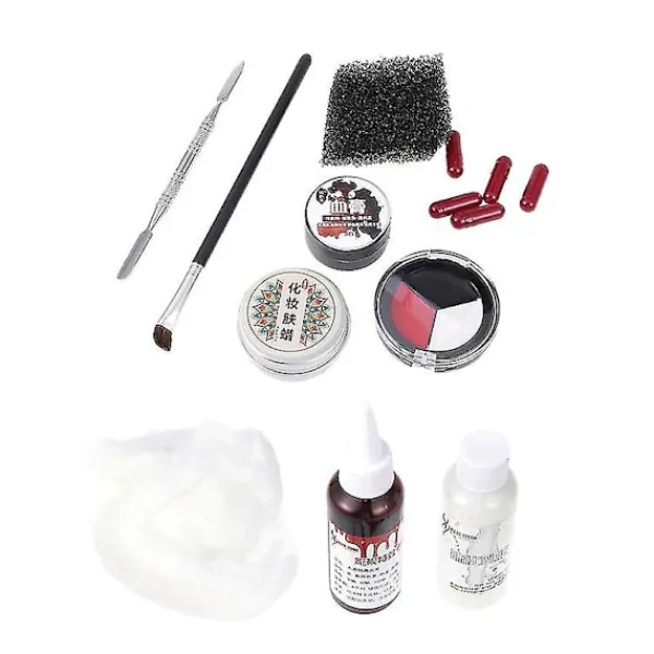 1 set Halloween Hudvax> Smink