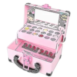 1 set Sminkset för barn, säkra kosmetiska leksaker, sminkleksaker (,)><noscript><img width=