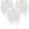 3 Set Tomteskägg Tillbehör Handgjorda Tomte Skägg Förklippta Tomteskägg Fusk Skägg> Tillbehör