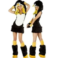 AIZHENCHEN 2025 Sexig Jul Damkostym Cosplay Stor Svans Varg Cosplay Party Maid Frestelse Jultomte Tvådelad Kostym-Perf><noscript><img width=