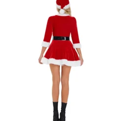 1 sexig juldräkt för kvinnor, julklänning för fester, cosplay juluniform set S><noscript><img width=
