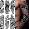 6 Sheets Temporary Tattoos For Men Women Arm> Smink