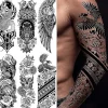6 Sheets Temporary Tattoos For Men Women Armwanan> Smink