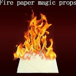 5 st 20*25 cm Eldpapper Flash Flame Papper Eldpapper Magiska Rekvisita Effekt> Tillbehör