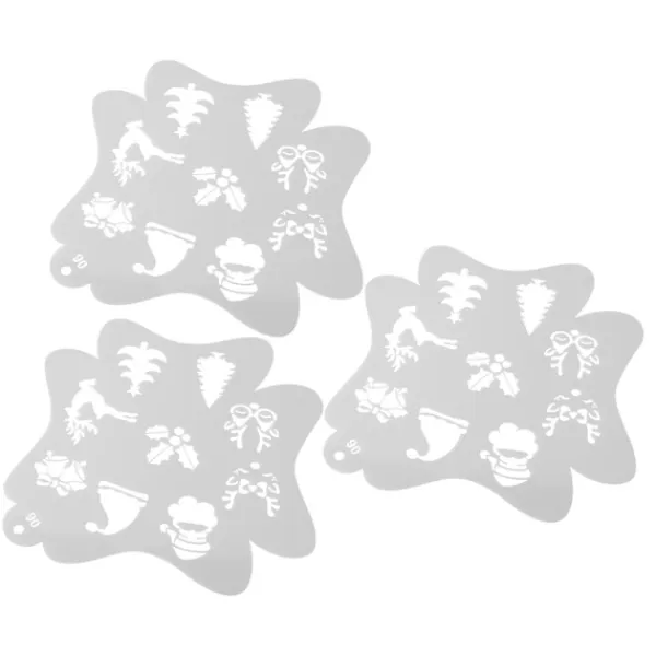 3 st Ansikts- och kroppsmålningsschabloner för barn Julkonst> Smink