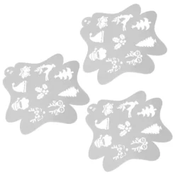 3 st Ansikts- och kroppsmålningsschabloner för barn Julkonst><noscript><img width=