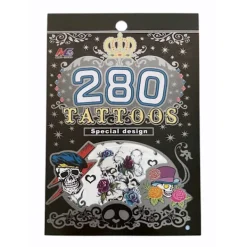 Novia 6 st Ark Temporära Tatueringar / Fake Tattoo Sticker - Döskalle / Dödskalle / Skull> Smink