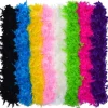 8 st Blandade Färger Fjäderboa, Dam Flickor Maskeradboa, Mardi Gras Boa Kostymfest Tillbehör-MXBC> Tillbehör