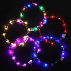 7 st blomsterkrans girlang huvudband blomster huvudbonad blomster huvudband för kvinnor flickor hår accessoarer födelsedag bröllop festival fest><noscript><img width=