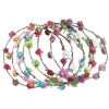 3 st blomsterkrans pannband lys upp fest krans huvudbonad för bröllop födelsedag jul halloween (slumpmässig färg)> Huvudbonader