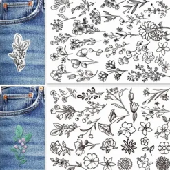 2 st broderipapper Handstygn Stabilisatorer> Smink