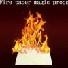 5 st 20*25cm Eldpapper Flash Flame Papper Eldpapper Magiska Rekvisita Effekt> Tillbehör