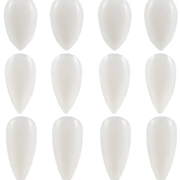 12 st Cosplay Huggtänder Vampyrtänder Halloweenfest Låtsaständer Vampyrtänder Rekvisita Maskerad Tillbehör> Tillbehör