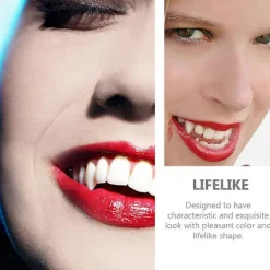 12 st Cosplay Huggtänder Vampyrtänder Halloweenfest Låtsaständer Vampyrtänder Rekvisita Maskerad Tillbehör> Tillbehör