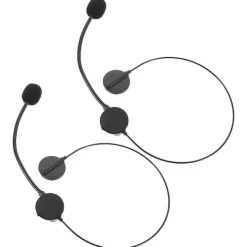 2 st Cosplay-hörlurar Tillbehör Falsk Mikrofon Hörlurar för Rockstjärna Sångare Dekoration för Hallo><noscript><img width=