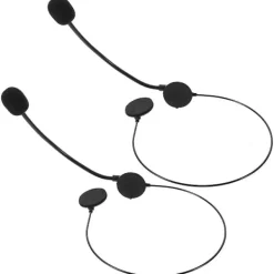 2 st Cosplay-hörlurar Tillbehör Falsk Mikrofon Hörlurar för Rockstjärna Sångare Dekoration för Hallo><noscript><img width=