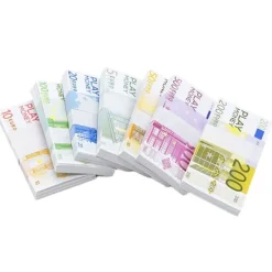 100 st Euro rekvisita lek pengar låtsas pengar valörer magiska rekvisita> Tillbehör