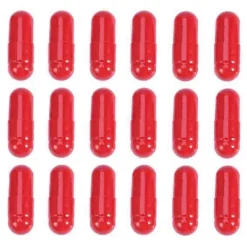 BraVärde 50 st Fake Blood Capsules Halloween Smink Läskiga Blodkapslar Prank Props-lingling} 2X0.6X0.6> Smink