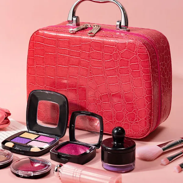 LBSS 11/21 st falska sminkleksaker för flickor Bärbara tvättbara sminkleksaker för små flickor> Smink