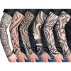 6 st falska tillfälliga tatueringsärmar Ny design Kroppskonst Armtillbehör> Smink