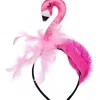 1 st flamingo-pannband, roligt pannband, karnevals-huvudbonad, festpannband för halloween, fester och cosplay> Huvudbonader