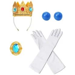 6 st för flickor fest barn krona prinsessa peach mode handskar utklädnad dekoration, cosplay festdekorationer> Tillbehör