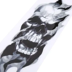 2 st Gaffel Döskalle Dekaler för Harley Sportster Softail Dyna Electra Street Glide> Smink