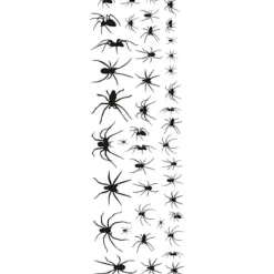 1 st Halloween Dekorativ Klistermärke Med Spindel Original Klistermärke För Fönster Och För Inredning> Smink