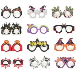 12 st Halloween Glasögon Rekvisita Roliga Glasögon Party Glasögon Dekorationer Nyhet Glasögon> Tillbehör