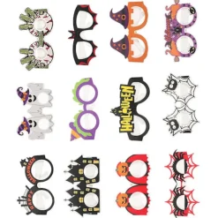 12 st Halloween Glasögon Rekvisita Roliga Glasögon Party Glasögon Dekorationer Nyhet Glasögon> Tillbehör