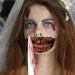 10 st Halloween Tatueringsdekaler Mun Tatueringar Halloween><noscript><img width=