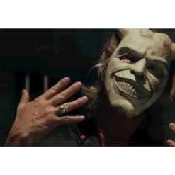 1 st Halloween, The Black Phone The Grabber Latexskräckfilm Halloween Mask, svart telefon> Masker