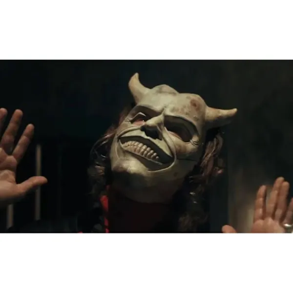 1 st Halloween, The Black Phone The Grabber Latexskräckfilm Halloween Mask, svart telefon> Masker