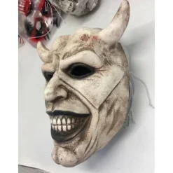 1 st Halloween, The Black Phone The Grabber Latexskräckfilm Halloween Mask, svart telefon><noscript><img width=