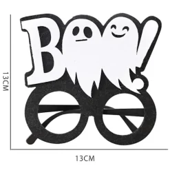 3 st Halloween-dekoration Roliga glasögon Fest Skelett Spindel Skräckrekvisita Spöke> Tillbehör