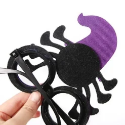 3 st Halloween-dekoration Roliga glasögon Fest Skelett Spindel Skräckrekvisita Spöke><noscript><img width=