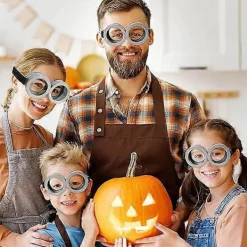 2 st Halloween-glasögon för vuxna och barn, 3D-glasögon, kostymtillbehör, Minion Cosplay, födelsedagsfestset> Tillbehör