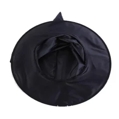 2 st Halloween-hatt Svart Oxfordtyg Trollkarlhatt Sminkkostnad><noscript><img width=