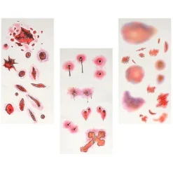 3 st Halloween-klistermärken för Halloween-presenter> Smink