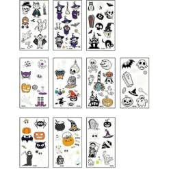 20 st Halloween-klistermärken för Halloween-dekorationer> Smink