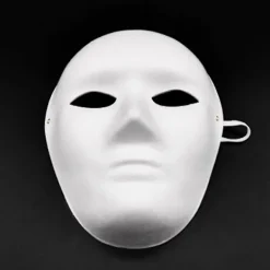 10 st Halloweenmasker av plast för pyssel och målning Stil 1-max><noscript><img width=