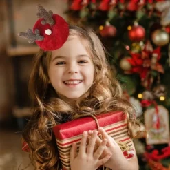 1 st juldekoration plysch pannband, plysch horn pannband><noscript><img width=